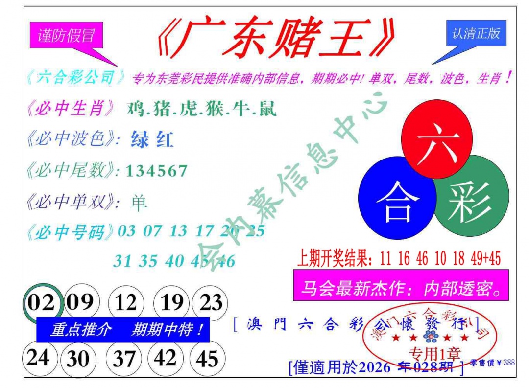 028期广东赌王[图]