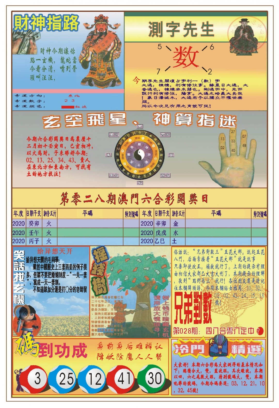 028期(新版)四柱预测B[图]