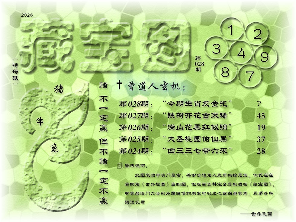 028期《藏宝图》[图]