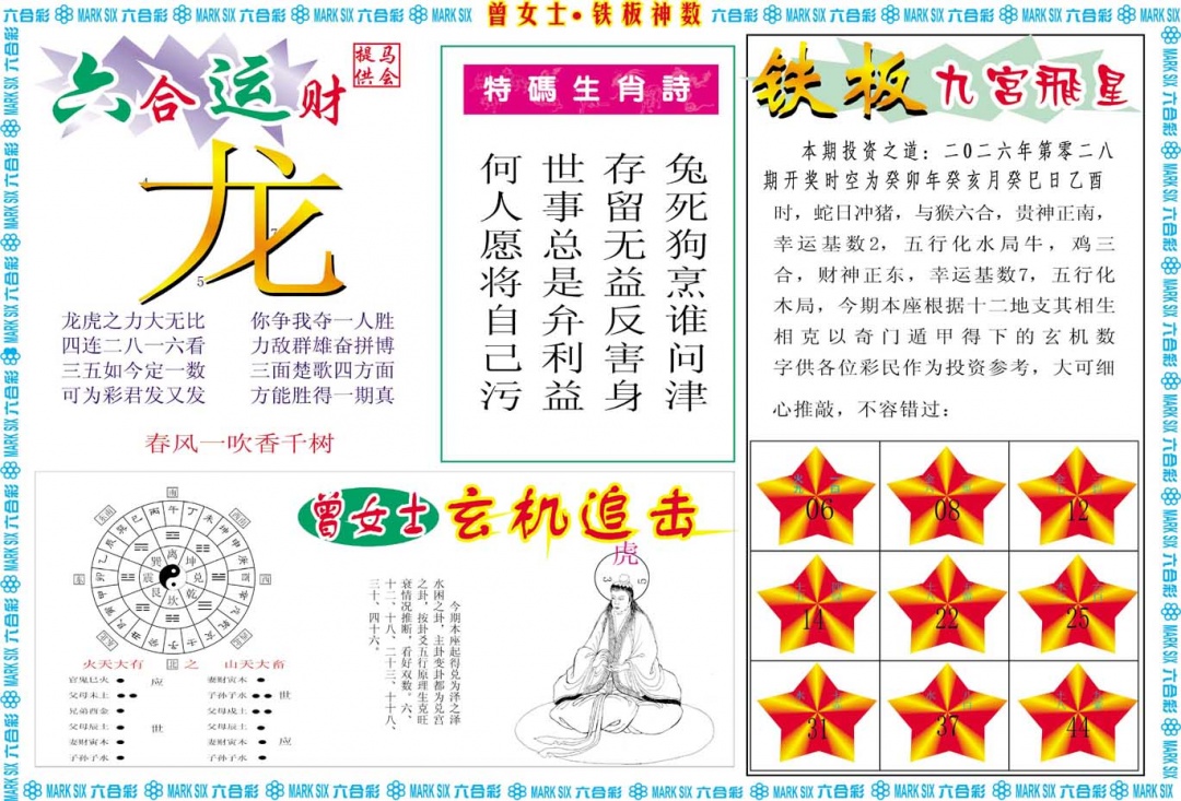 028期曾女士铁板神数B[图]