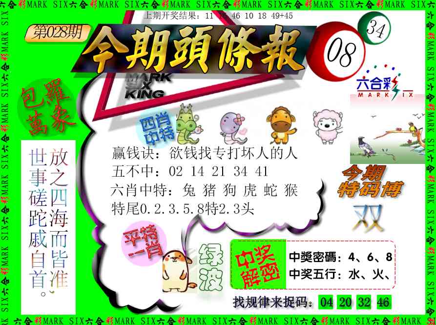 028期今期头条报[图]