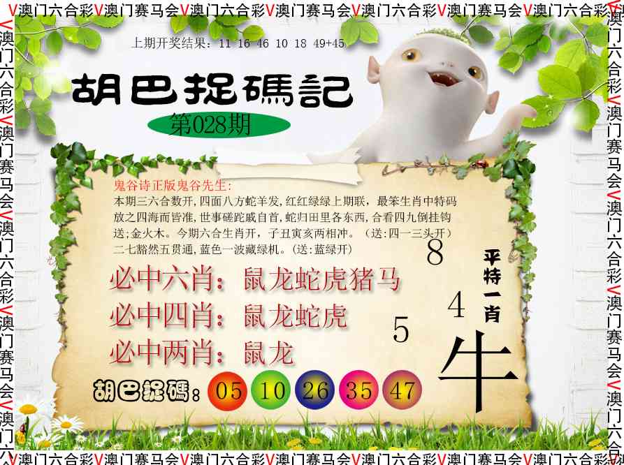028期胡巴抓码记[图]