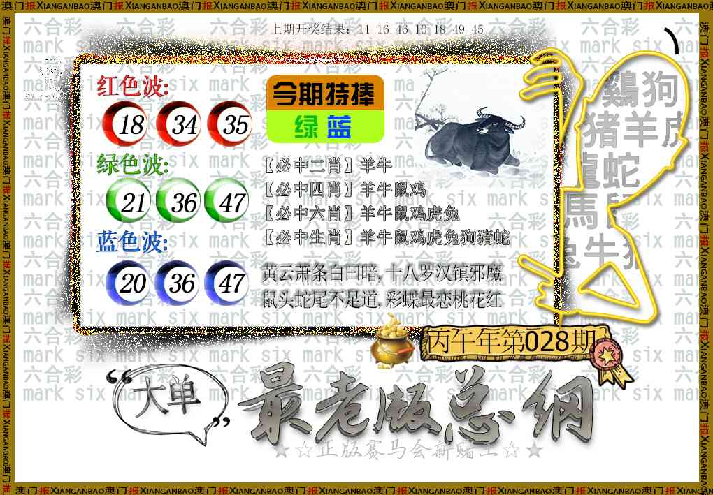 028期最老版总纲[图]