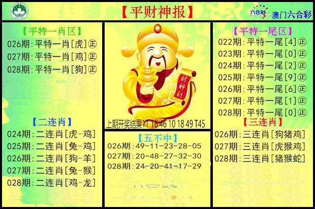 028期平财神[图]