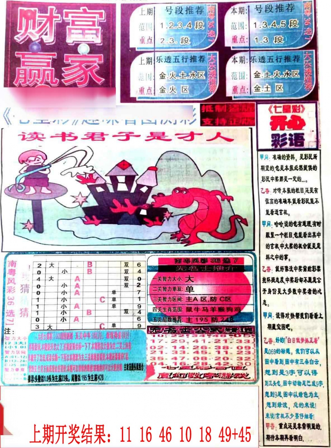 028期七星彩图(高清)[图]