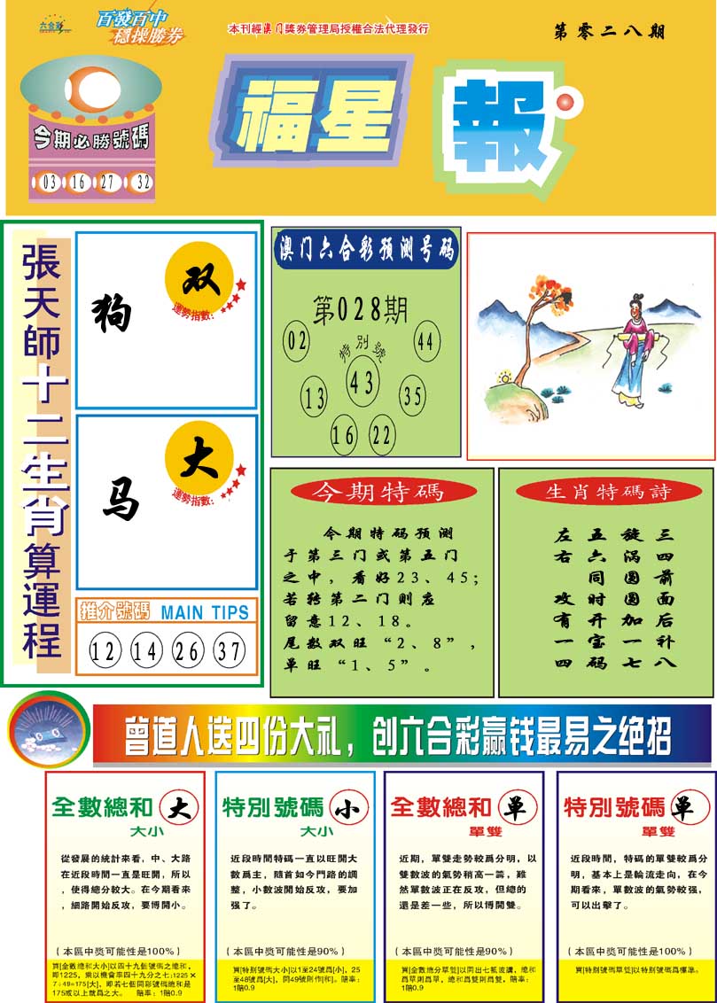 028期福星报[图]