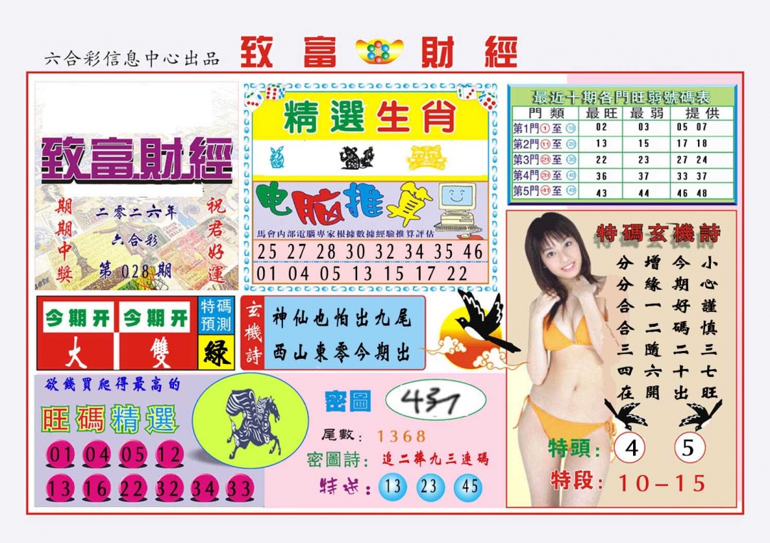 028期致富财经[图]