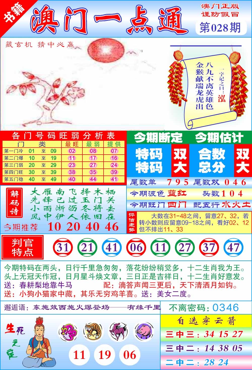 028期澳门一点通[图]