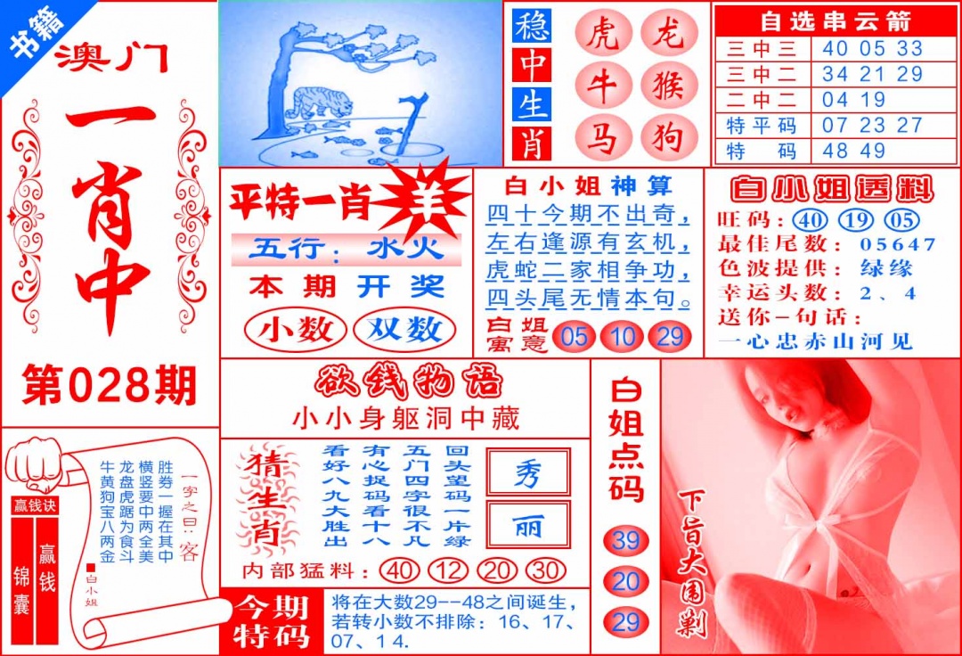 028期澳门锦囊宝典[图]