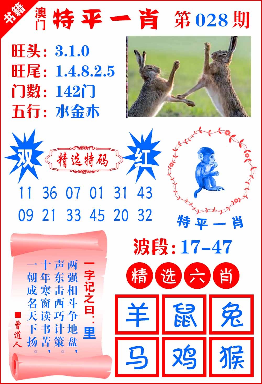 028期澳门喜气洋洋[图]