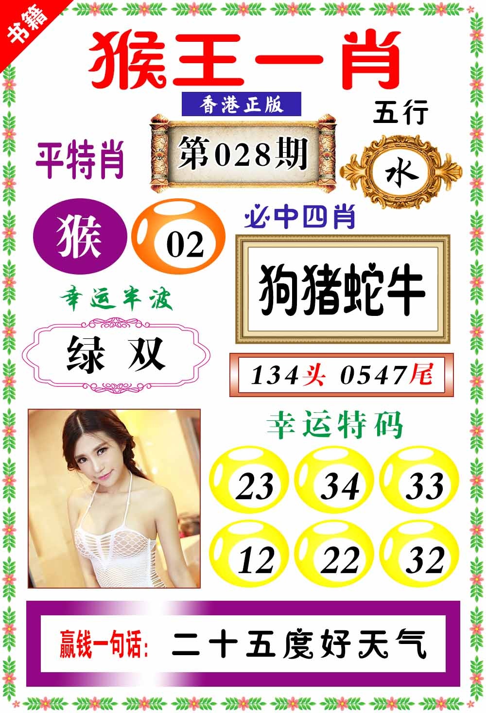 028期澳门猴王猴[图]