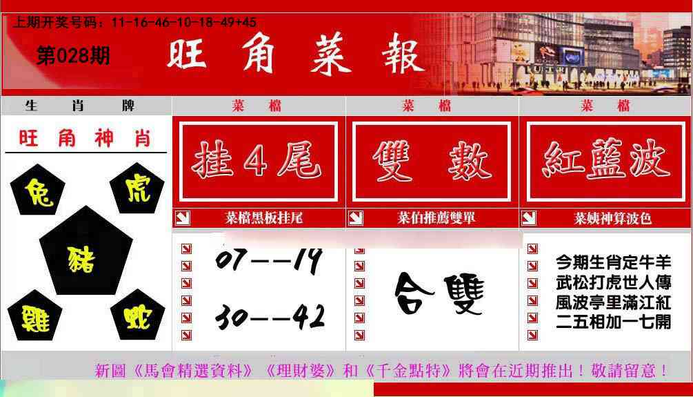 028期旺角菜报[图]