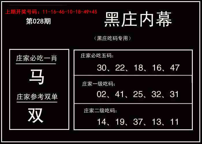 028期黑庄内幕[图]