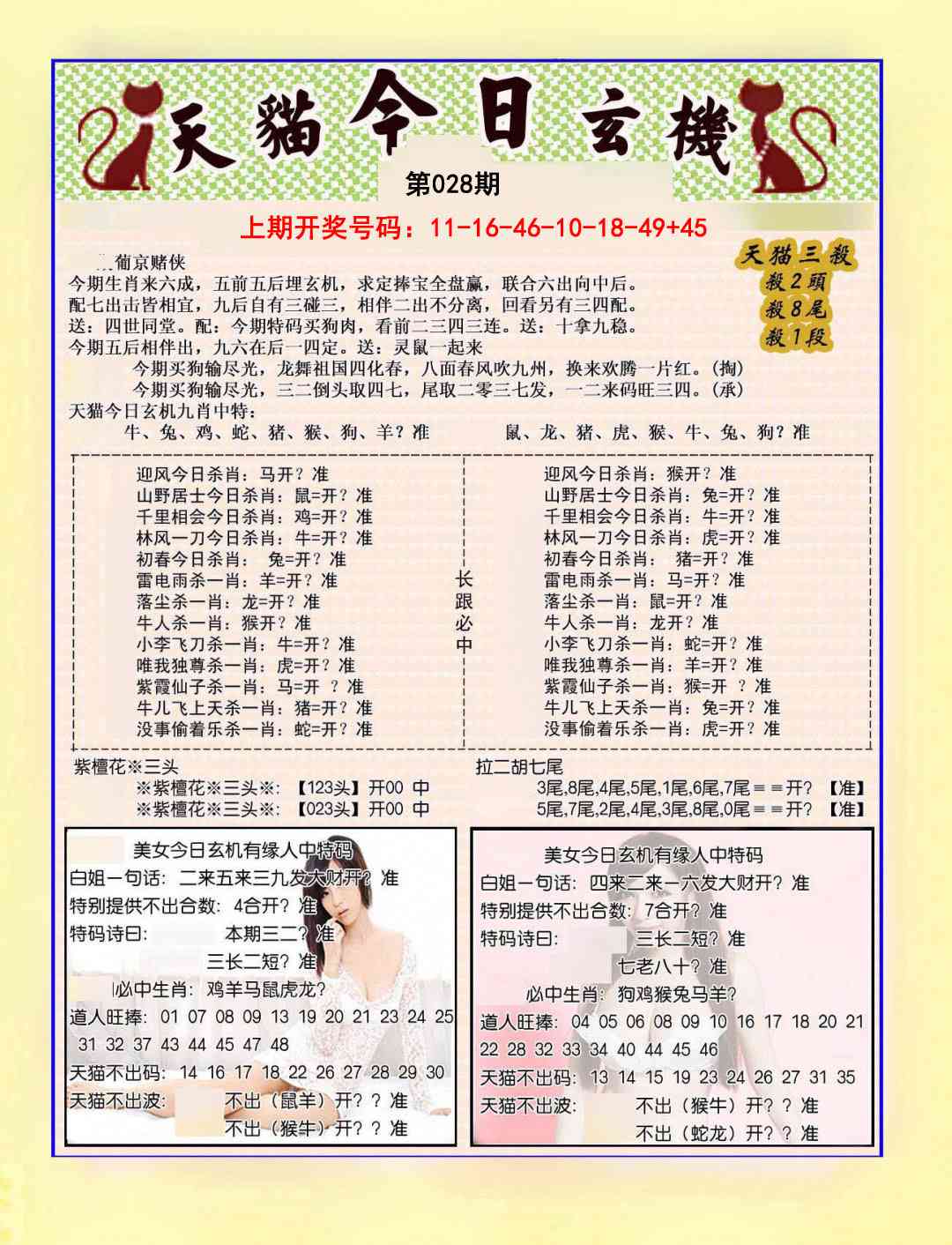 028期今日玄机图B[图]