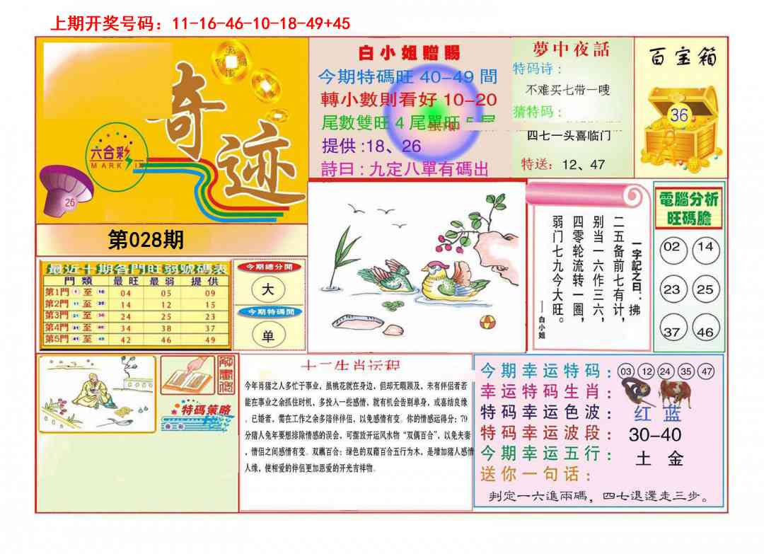 028期九龍奇迹A(推荐)[图]