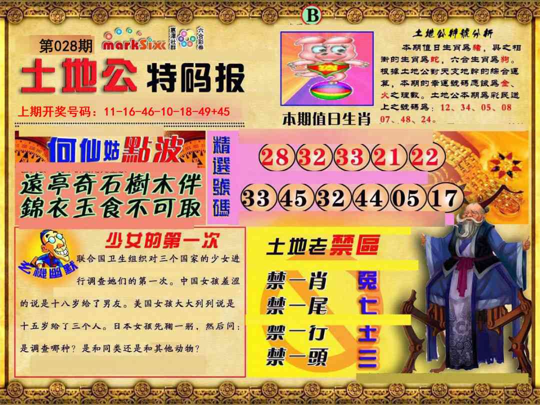 028期土地公特码报B[图]