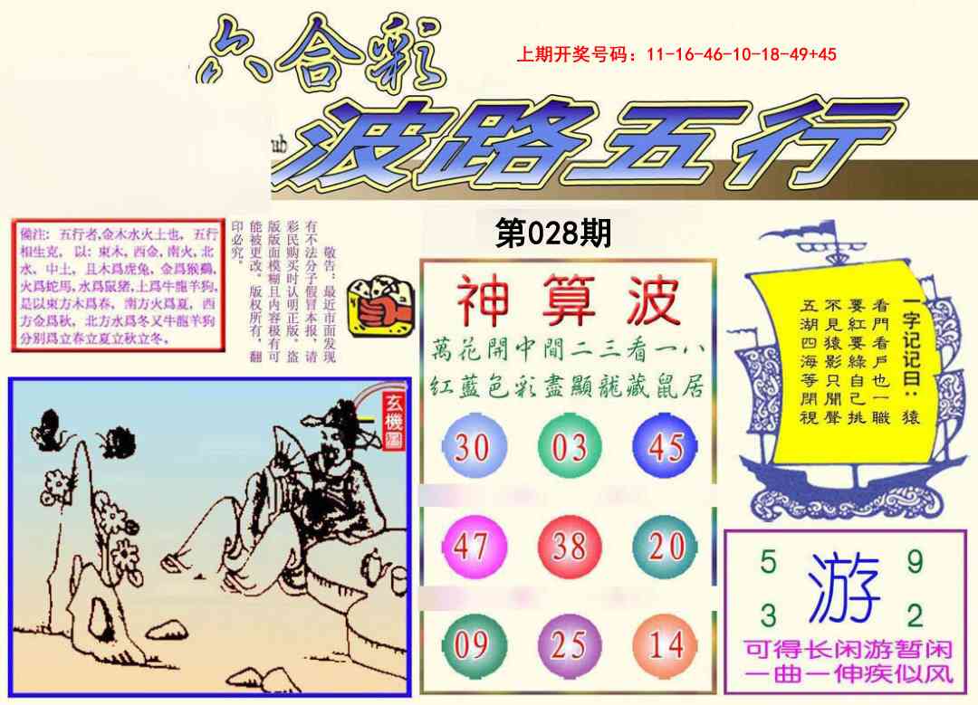 028期波路五行[图]