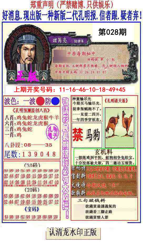 028期另二代孔明报[图]