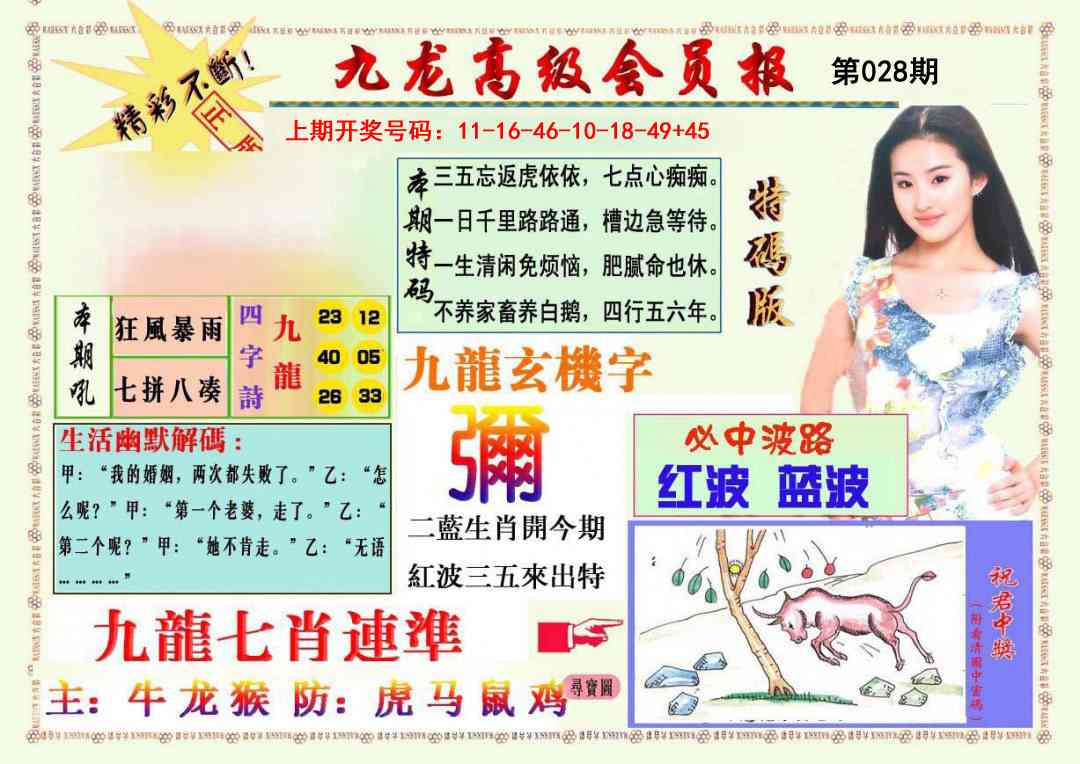 028期九龙高级会员报[图]