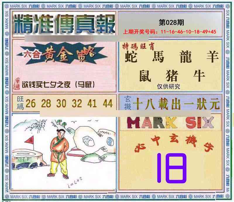 028期精准<傳真報>[图]