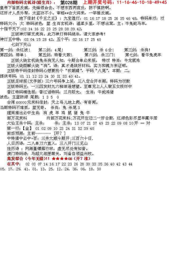 028期五星报B[图]