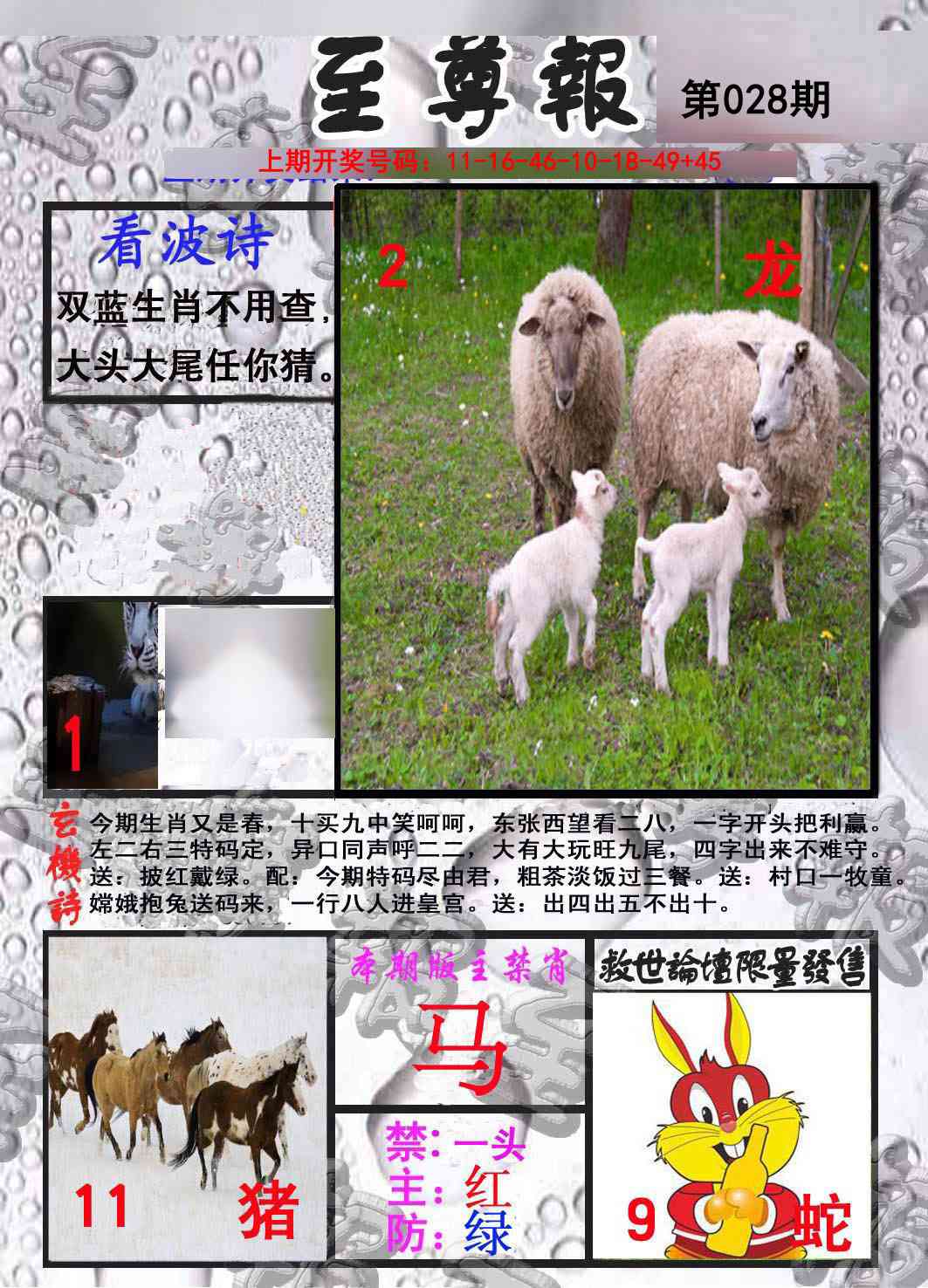 028期至尊报[图]