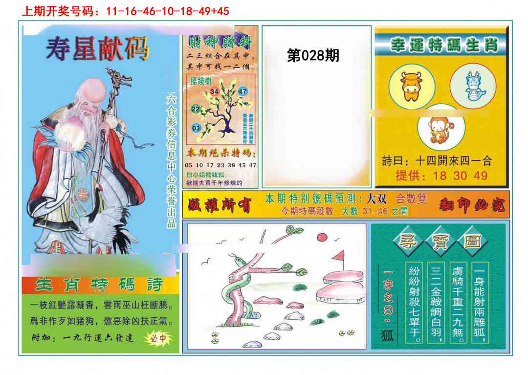 028期寿星献码[图]