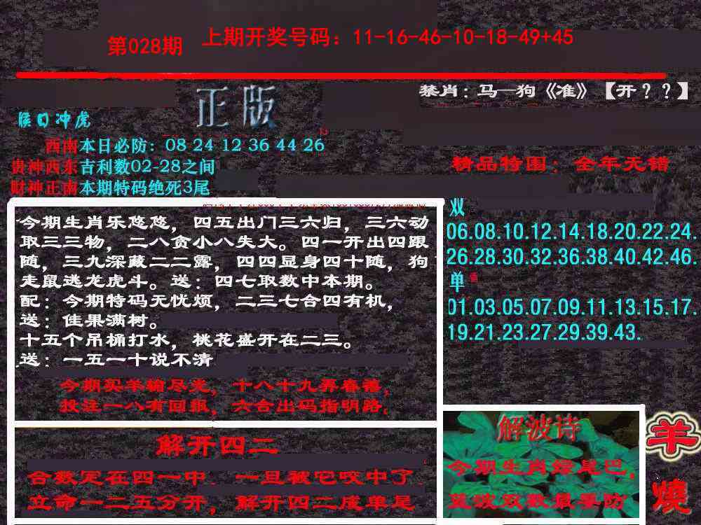 028期新港内幕[图]