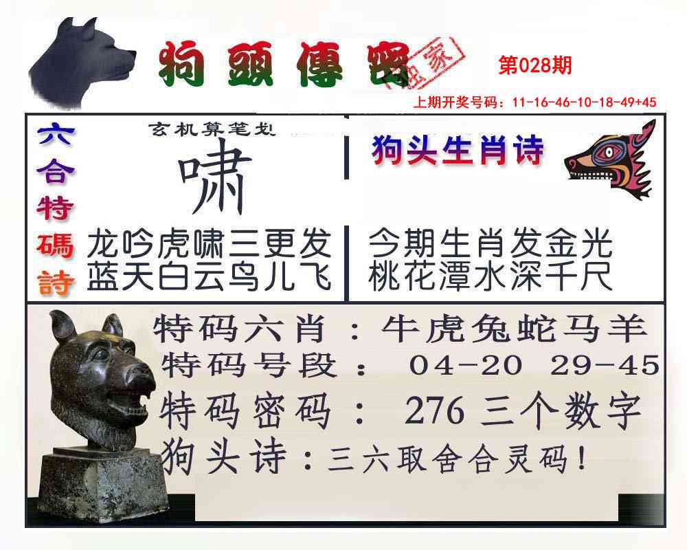 028期狗头传密[图]