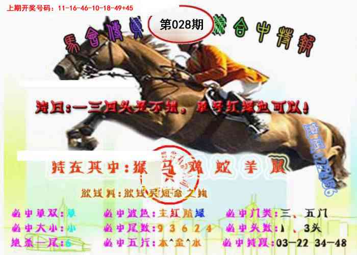 028期马会传真-综合报[图]