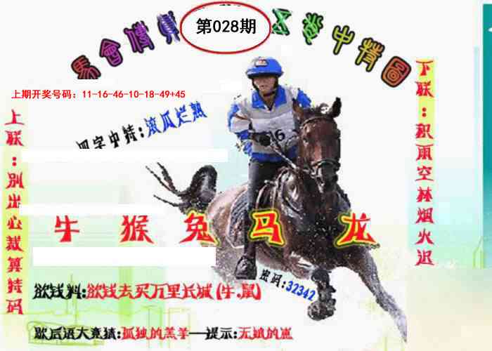 028期马会传真-五肖料[图]