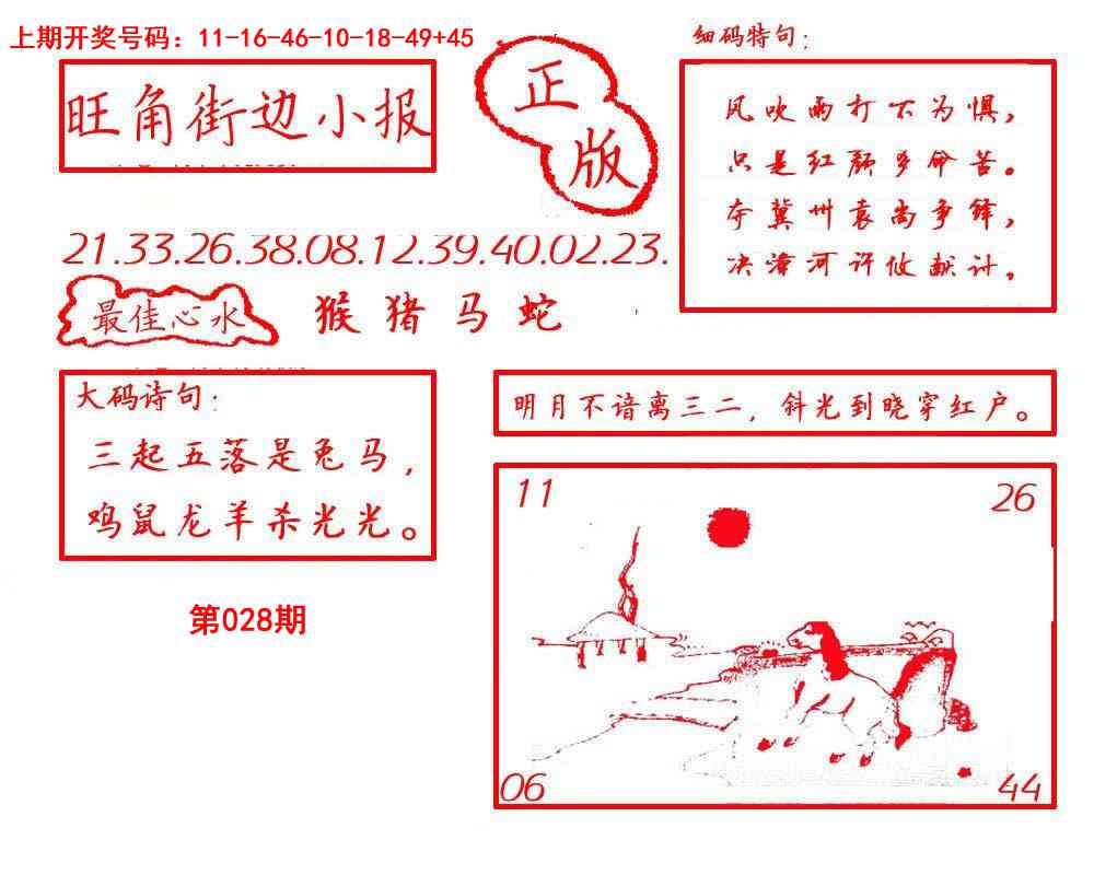 028期旺角街边小报[图]
