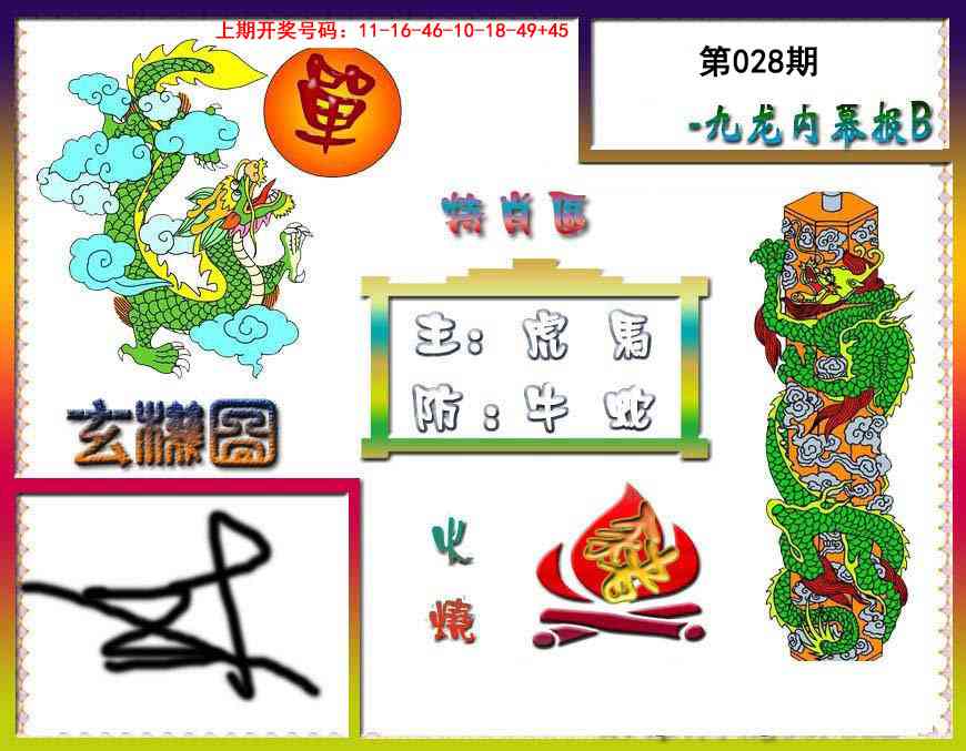 028期九龙内幕特肖图B[图]