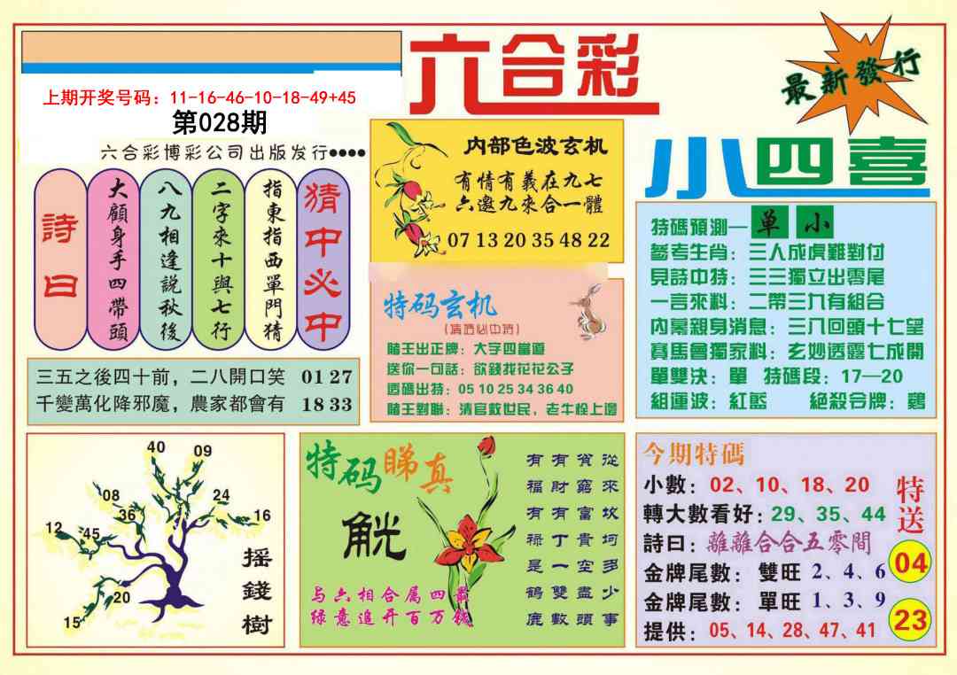 028期小四喜[图]