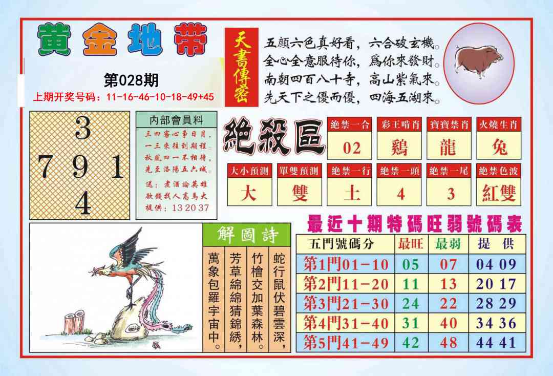 028期黄金地带[图]